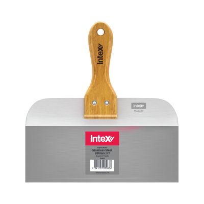 Intex PlasterX Stainless Steel Taping Knives with Wood Handles
